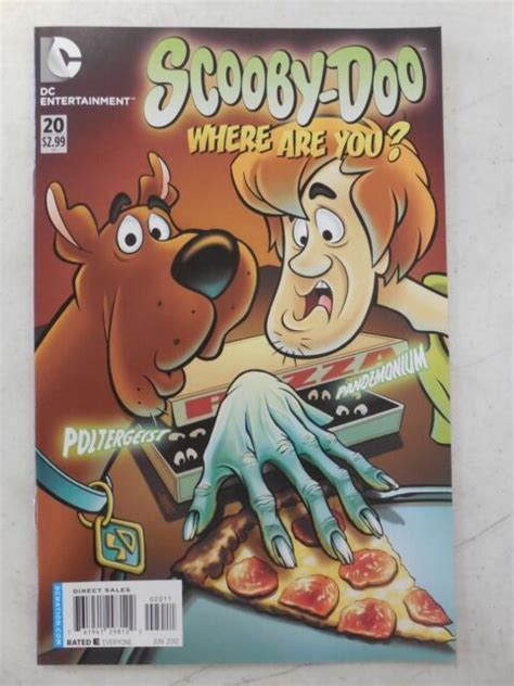 Haunted Pizza Shop Cover And Story ~ Scooby Doo Where Are You Comic 2010