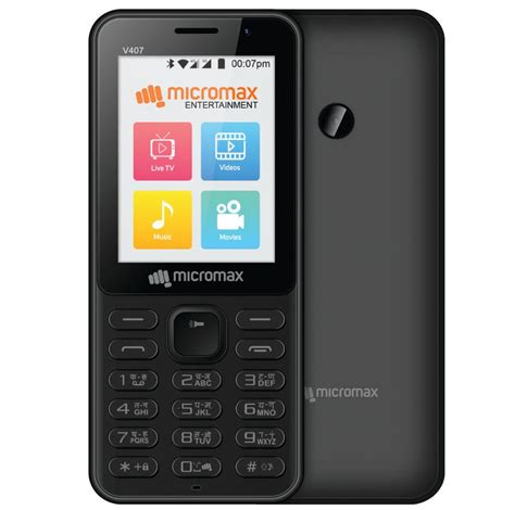 Micromax Bharat 1 4g Volte Feature Phone Launched In Partnership With