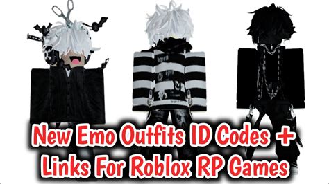 New 3 Boys Emo Outfits Id Codes Links For Brookhaven Rp Berry