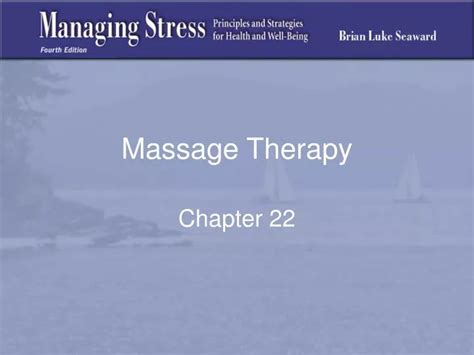 Ppt Massage Therapy Powerpoint Presentation Free Download Id174691