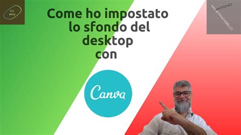 Canva Come Impostare Lo Sfondo Del Desktop Youtube