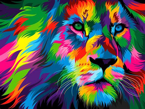 13 Colorful Animal Vector Illustration On Behance Pop Art Animals