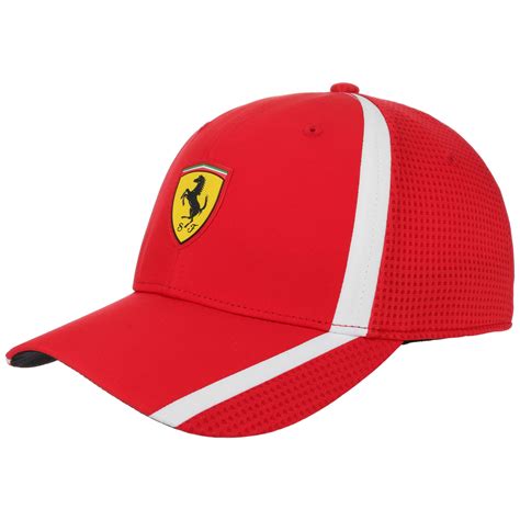 Gorra curva panel de malla en la parte posterior bandera italiana en la visera corona acolchada y escudo de tpu de ferrari logotipo puma cat en la par. Gorra Ferrari Redline Strapback by PUMA - 27,95