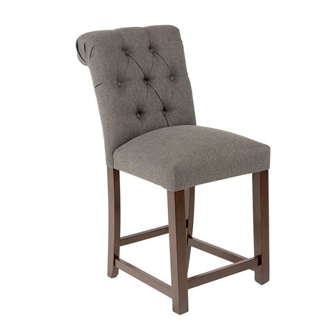 The counter height chair is 29 to 32 inches from the floor to the seat. Benson Upholstered Counter Height Chair Steve Silver ...