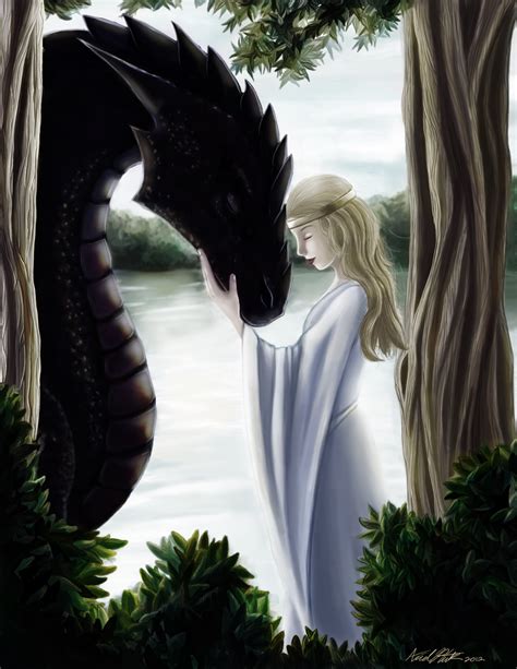 Princess And Dragon By Oreramar On Deviantart