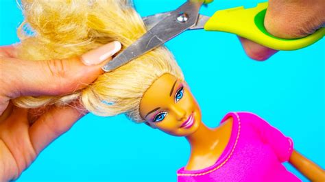 Diy Barbie Doll Hair Style How To Make Barbie Hairstyle And New