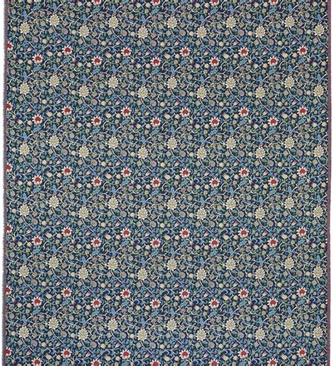 William Morris Evenlode Blue Tapestry Fabric Arts And Crafts Living