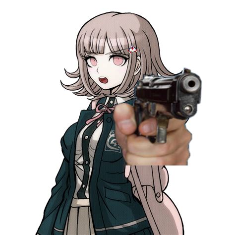 Anime Character With Gun Meme Image