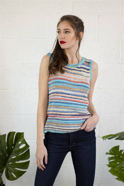 Free Easy Knit Tank Top Pattern This Pattern Uses Simple Stockinette