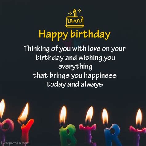 Thinking Of You Birthday Wishes Lwsquotes
