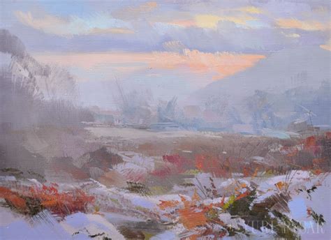 Abstract Landscape Paintings By Yuri Pysar In Oil And