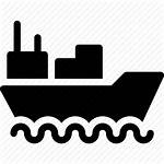 Icon Shipping Ship Sea Transport Marine Ocean