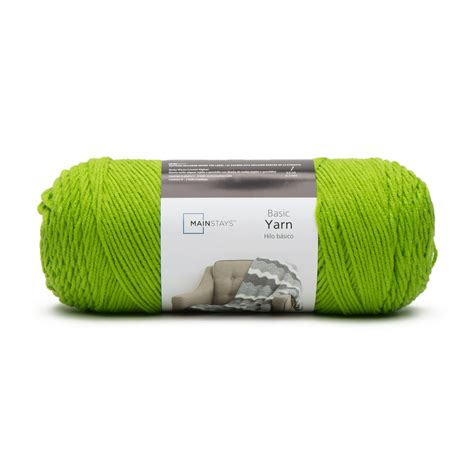 Mainstays Acrylic Basic Green Yarn 1 Each