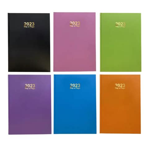 2023 A4 A5 Diary Day A Page Week To View Hardback Full Year Planner