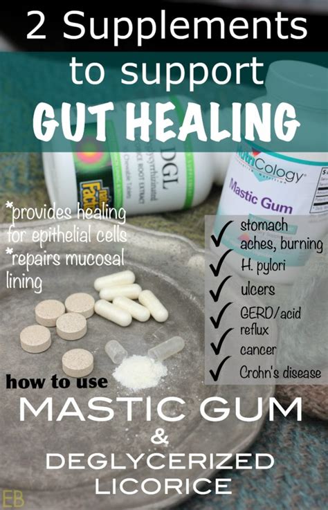 2 Supplements To Support Gut Healing How To Use Mastic Gum And