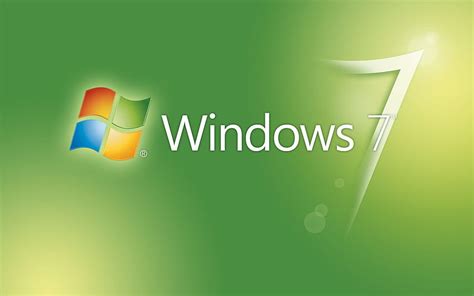 Greenish Windows 7 Logo Hd Wallpaper Pxfuel