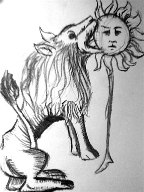 Lion Eating The Sun By Shmedgehog On Deviantart