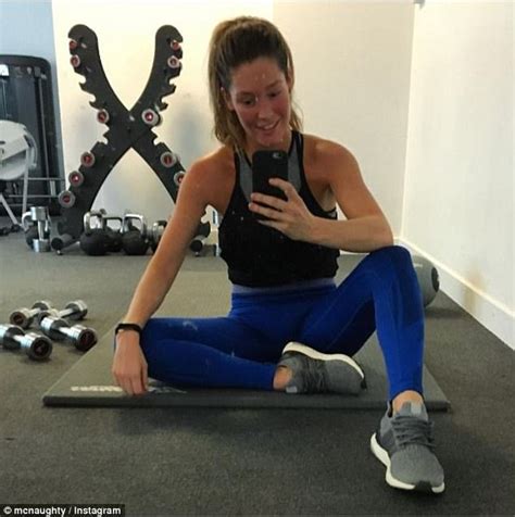 erin mcnaught returns to the gym after pregnancy daily mail online