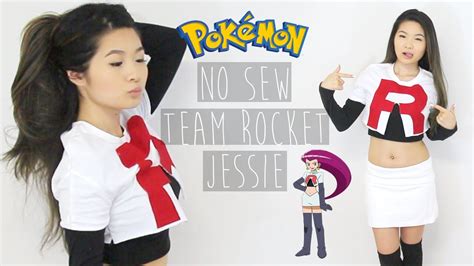Easy Diy No Sew Team Rocket Jessie Costume From Pokemon Diys