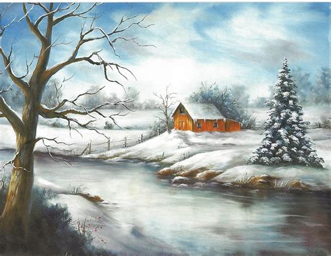 Winter Silence E Pattern By Annette Dozier Landscape Art Winter
