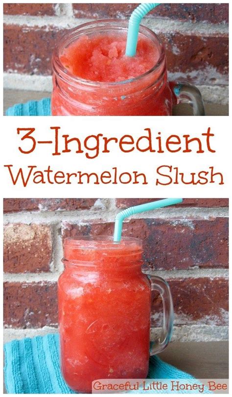 Try This Easy 3 Ingredient Watermelon Slush On A Hot Summer Afternoon