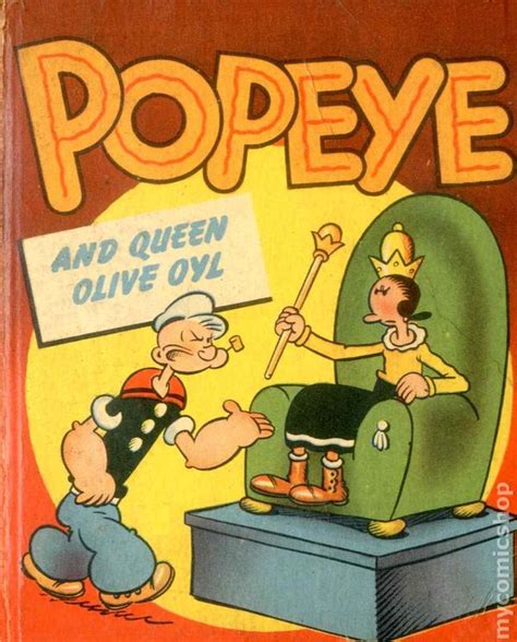 Popeye And Queen Olive Oyl 1973 Whitman Blb Comic Books