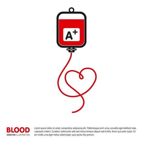 Template Doação De Sangue Ilustração Baixar Vetores Grátis