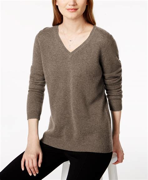Charter Club V Neck Cashmere Sweater Created For Macys And Reviews