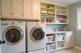 Baskets For Laundry Room Shelves Pictures