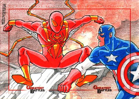 Captain America Vs Iron Spider By Wardogs101 On Deviantart