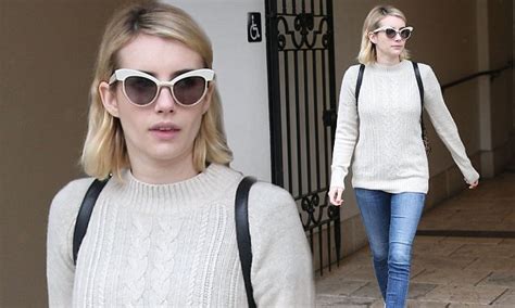 Emma Roberts Enjoys Some Retail Therapy In Beverly Hills