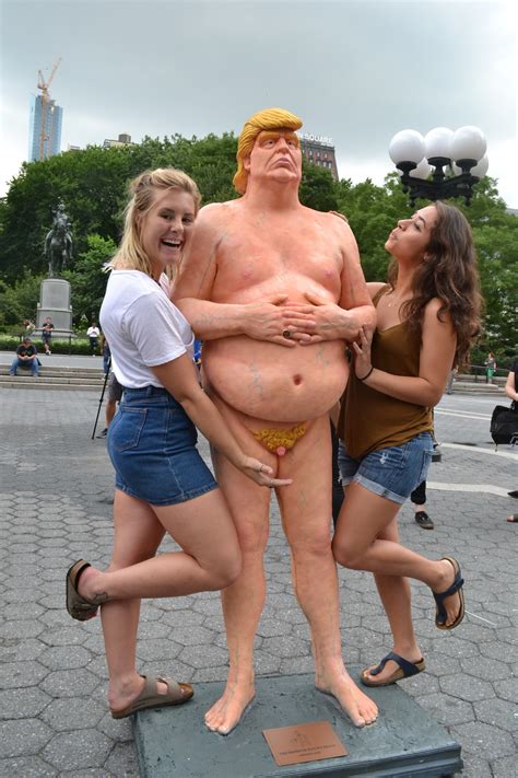 So There S A Naked Trump Statue With A Micropenis In Union Square