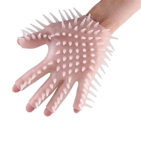 1pcs Women Squirt Vagina Clit Stimulate Squirt Silicone Flirt G Spot Massage Sauna Gloves Adult