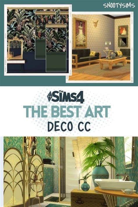 The Sims 4 Art Deco Cc The Best Picks Art Deco Bedroom Art Deco