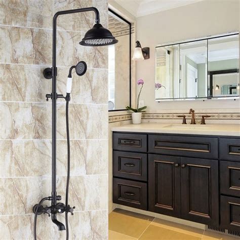 Luxury Chester Classic Vintage Bathroom Exposed Rainfall Shower System