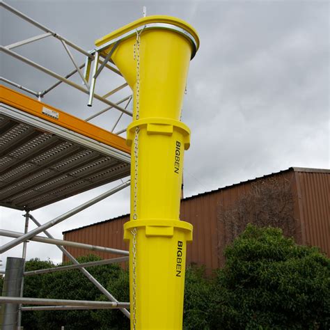 20 Rubble Chute Top Hopper With Extended Chute Extra Strong Premium