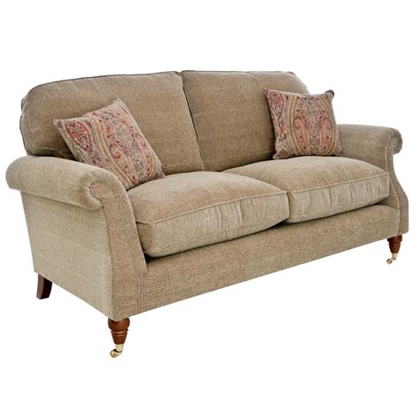 parker knoll westbury  seater fabric sofa large