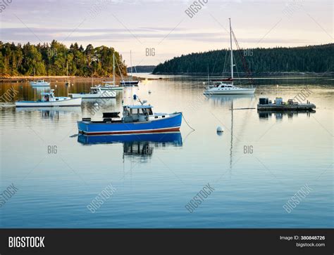 Several Boats Moored Image And Photo Free Trial Bigstock