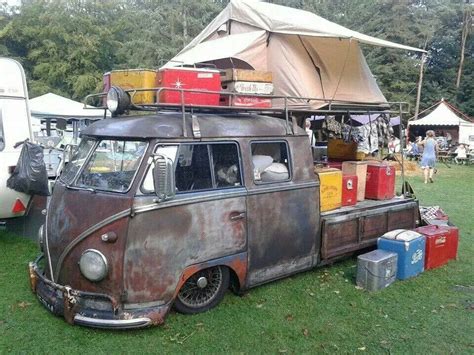 Vw Rat Rod Camper Van Must Have Vw T Bussen Busse