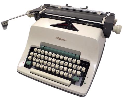 Olympia Typewriter Antique Typewriter Vintage Typewriters Genius Nostalgia Manual