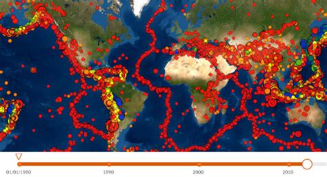 Earthquakes Map World