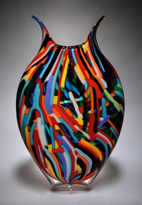 Bauhaus Foglio By David Patchen Art Glass Sculpture Artful Home Glass Art Glass Sculpture