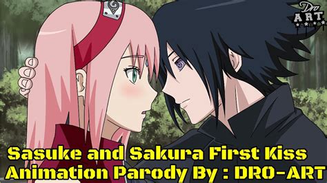Sasusaku Fan Animation Sasuke And Sakura First Kiss Made By Dro Art