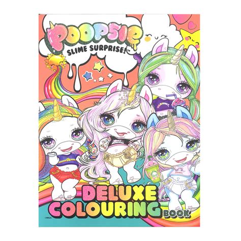 Learning Is Fun Poopsie Slime Surprise Deluxe Coloring Book