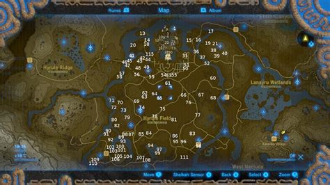 World Maps Library Complete Resources Legend Of Zelda Breath Of The