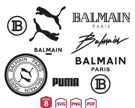 Balmain Logo Svg Bundle Upp569 Upplop Graphics Resources