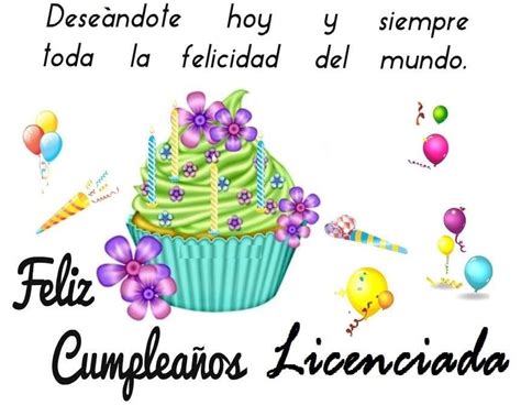 Descubrir 95 Imagen Feliz Cumpleaños Licenciada Frases Abzlocalmx