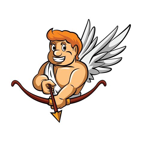 Cupid Arrow Mascot Illustration 17736825 Vector Art At Vecteezy