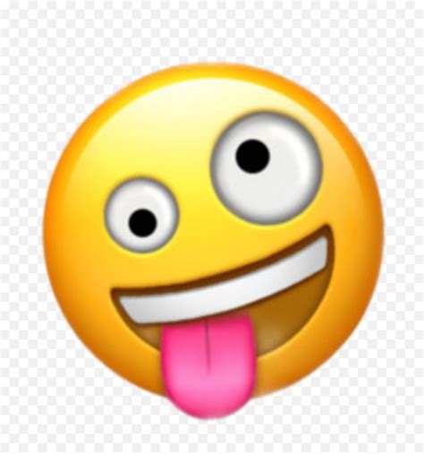 Ws New Crazy Face Emojiemoji Ws Free Transparent Emoji