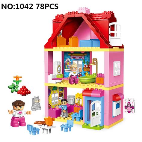 Free delivery on orders over £40. Pink Fashion House Building Blocks Brick Compatible Lego ...